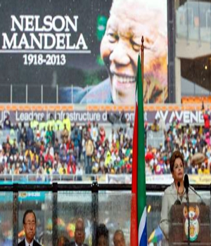 Dilma diz que Mandela foi "a maior personalidade do século 20" dilma mandela